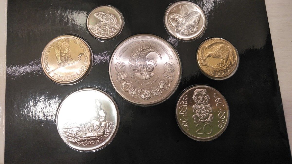 ニュージーランド銀行 コインセット reserve bank of new zealand uncirculated coin 