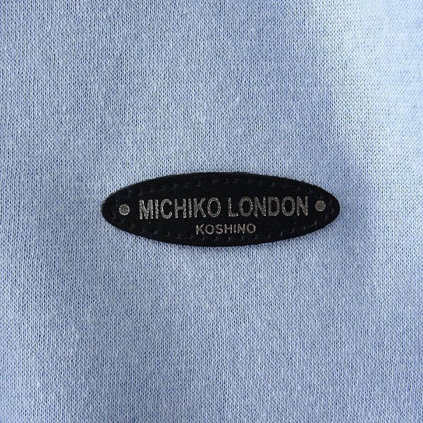 新品 ミチコロンドン 秋冬 裏暖 フリース スウェット クルーネック トレーナー L 薄青 【3WML-R260_LBL】 MICHIKO LONDON KOSHINO メンズ_画像6