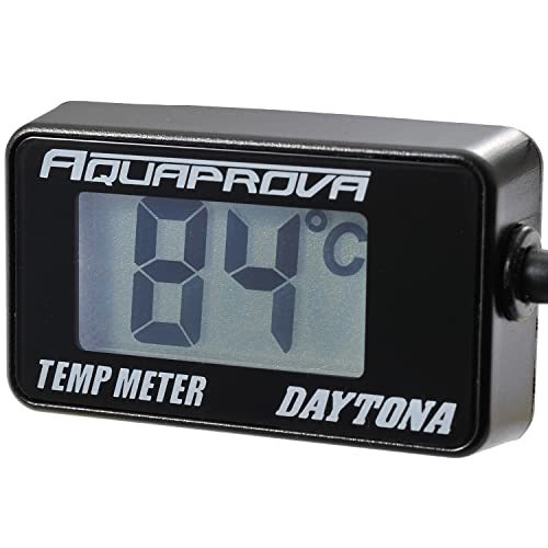 デイトナ AQUAPROVA (アクアプローバ) バイク用 油温/水温計 デジタル 防水 バックライト コンパクト オイルテンプメーター 965_画像1