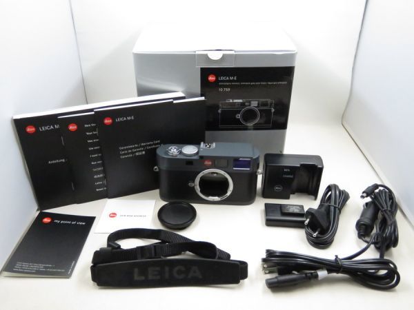 [20480W5]★緊急大特価★LEICA M-E ボディ 元箱・付属品多数 ★新品同様美観★_緊急大特価です！!