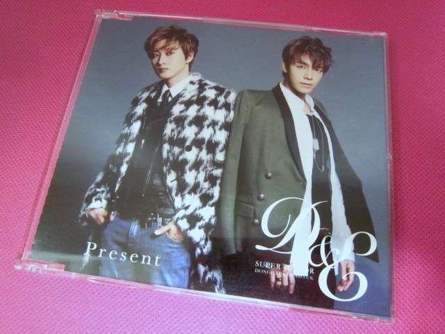 K-POP♪ SUPER JUNIOR D&E スーパージュニア、ドンへ＆ウニョク／ミニアルバム「Present」日本盤CD／ほぼ美品！_送料無料！再生確認済み！