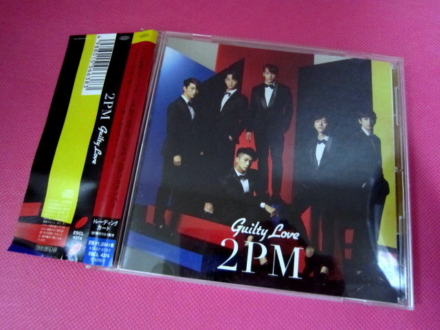 K-POP♪ 2PM／9thシングル「Guilty Love」日本盤CD＋帯付き／廃盤！ほぼ美品！_送料無料！再生確認済み♪