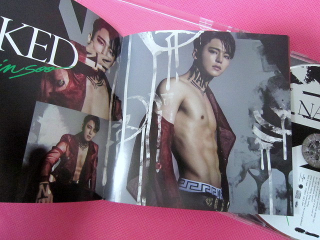 K-POP♪ インス IN SOO（from MY NAME）1stミニアルバム「NAKED」初回限定盤 日本盤CD＋DVD＋トレカ＋帯付／美品！レア超貴重品！