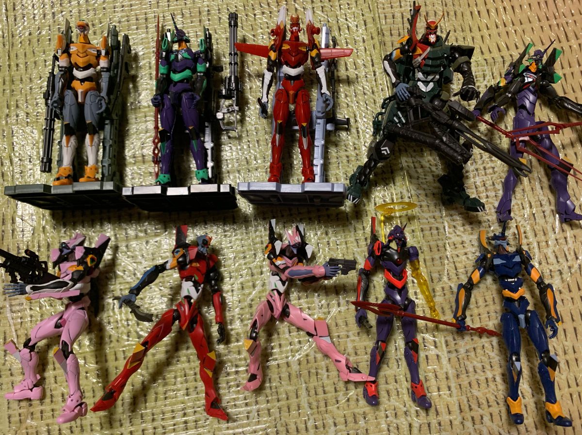 EVA FRAME 完成品 エヴァフレーム 全11体セット EVA FRAME 完成品 エヴァフレーム 全11体セット