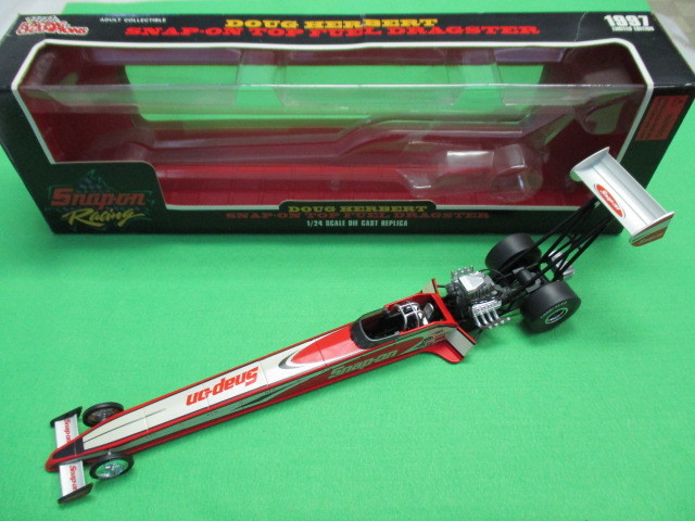  Snap-on Snap on racing dragster minicar TOP DRAGSTER for display exhibition goods unused 1/24