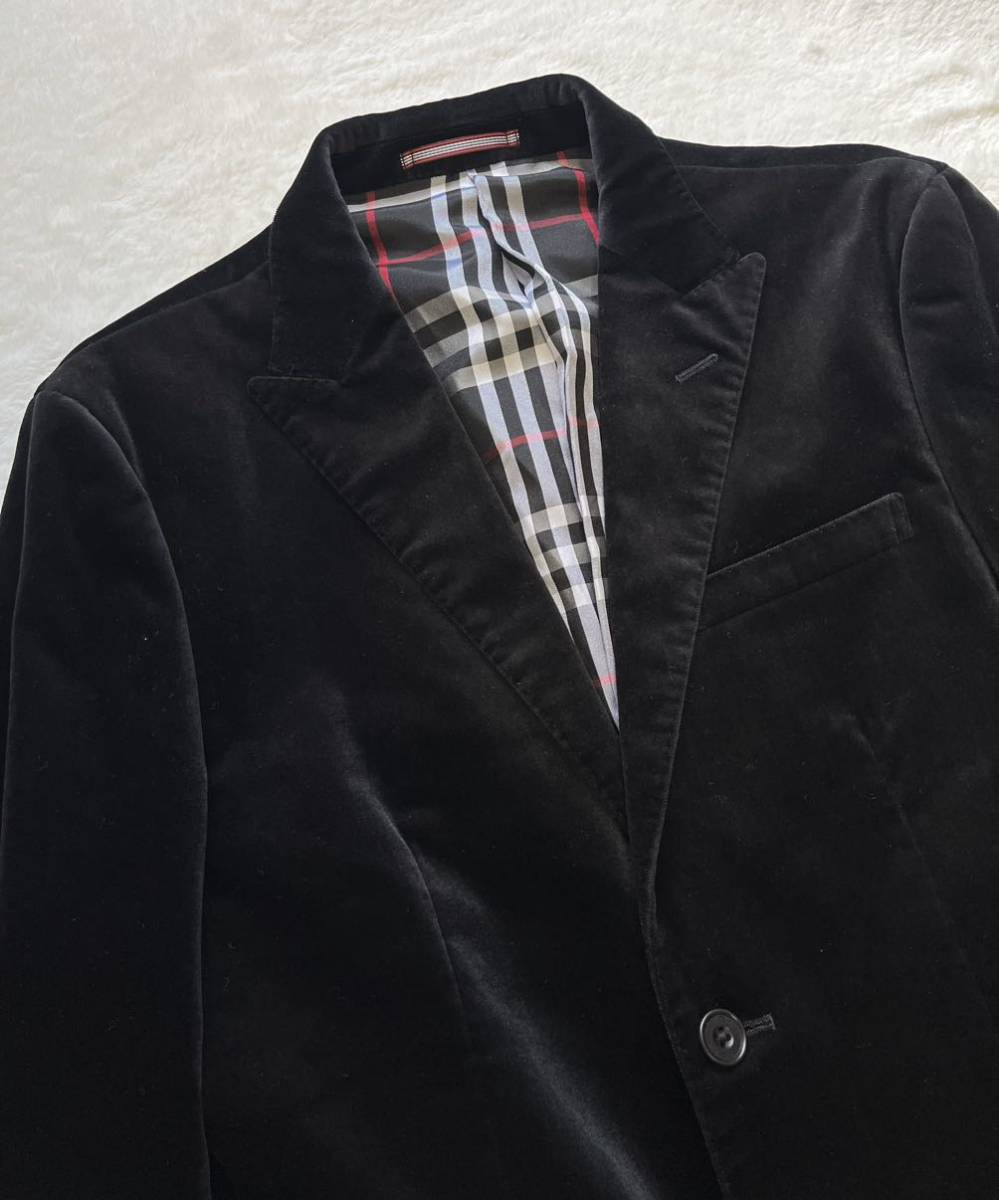 極美品 眩い光沢 BURBERRY BLACK LABEL バーバリーブラックレーベル