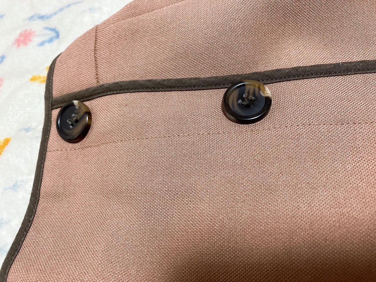 【値下】レッセパッセ/ボタンデザインミディスカート