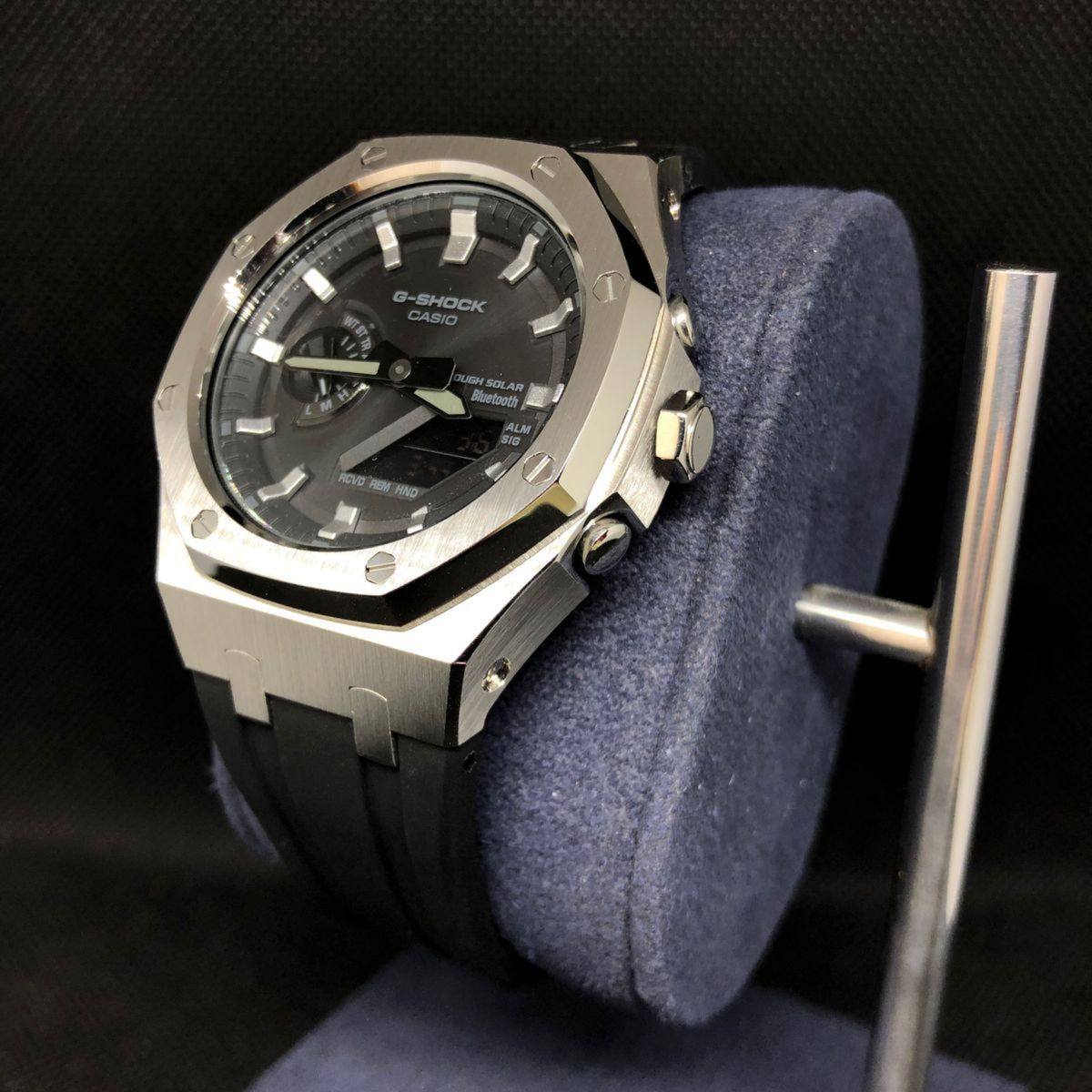 GA-2100ラバーベルト カシオーク カスタム Gショック グレー GA-2100ラバーベルト カシオーク カスタム Gショック グレー