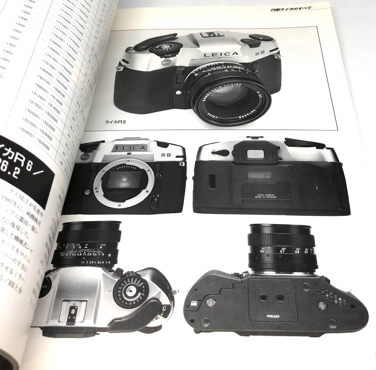 中古品 カメラレビュー クラシックカメラ専科 41 R型ライカのすべて 1997年 朝日ソノラマ_画像5