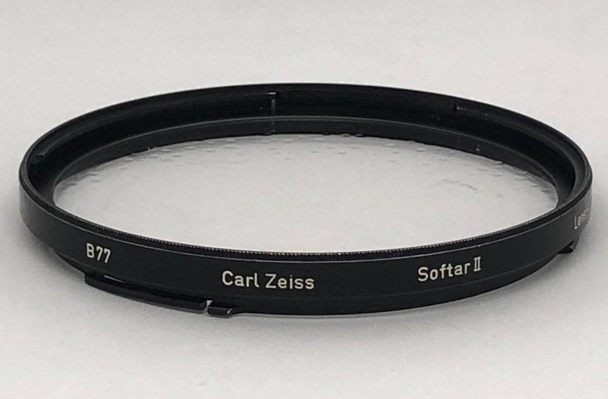 中古品 ハッセルブラッド カールツァイス レンズフィルター Hasselblad Carl Zeiss Softar II B77 西ドイツ製_画像1