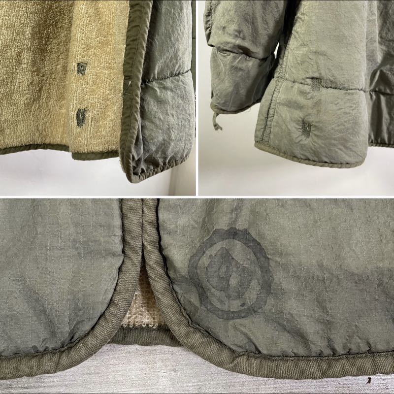 50s 米軍実物 M-51 field jacket ライナー medium程度 u.s.army フィールドジャケット パイルライナー カーディガン 検) vintage m-65_画像7