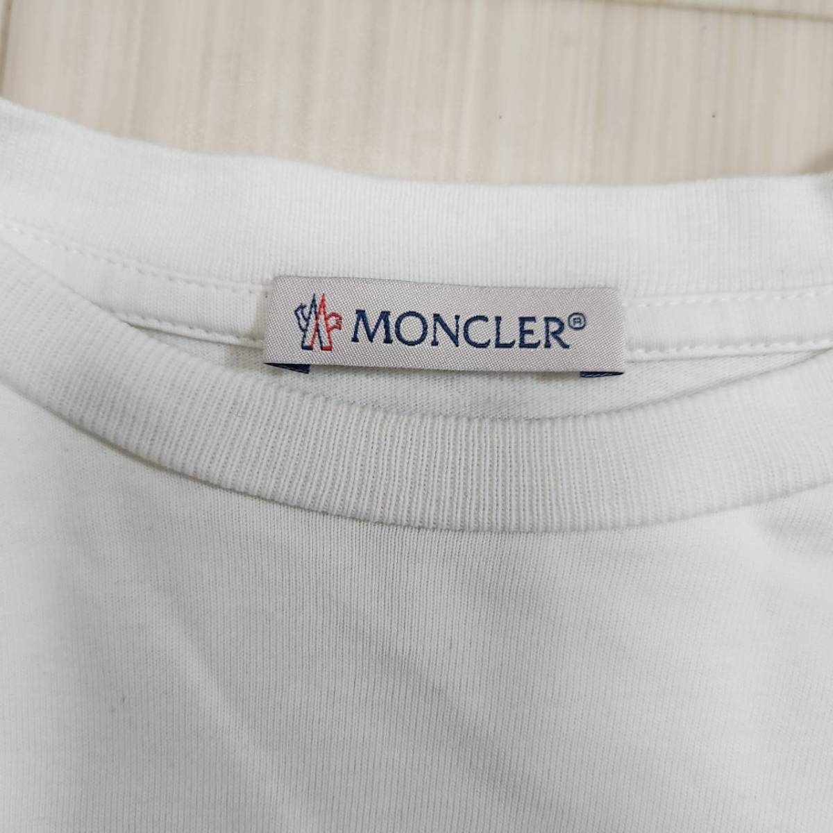 〈モンクレール/MONCLER〉キッズ/ロンＴ/長袖Tシャツ/10 ammi 140cm/ホワイト_画像4