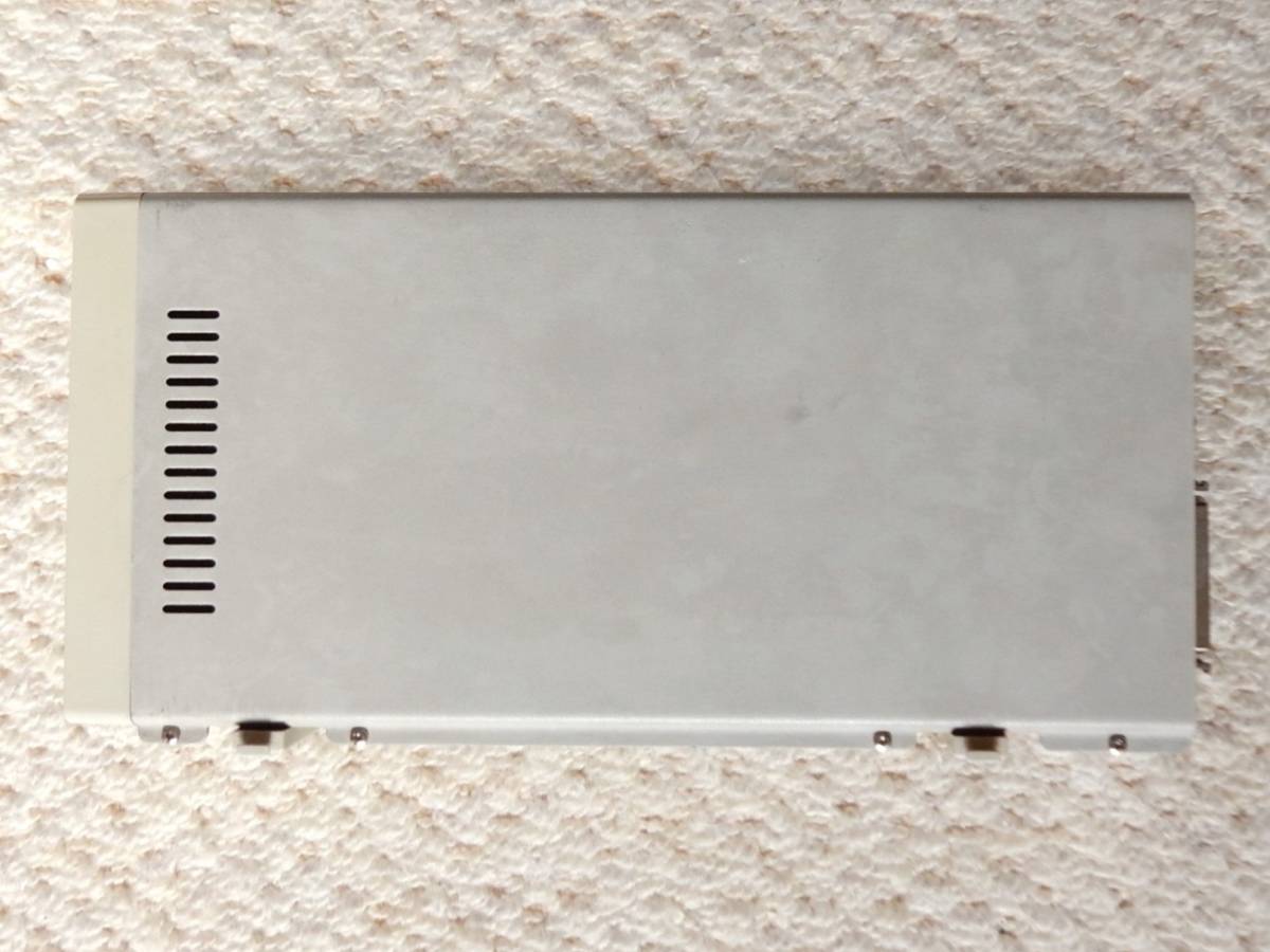 動作品●外付け 100MB SCSI HDD UNIT A-100/ SCSIボード・ケーブル付_左側面/写りきらない小傷・擦れ・汚れ等有
