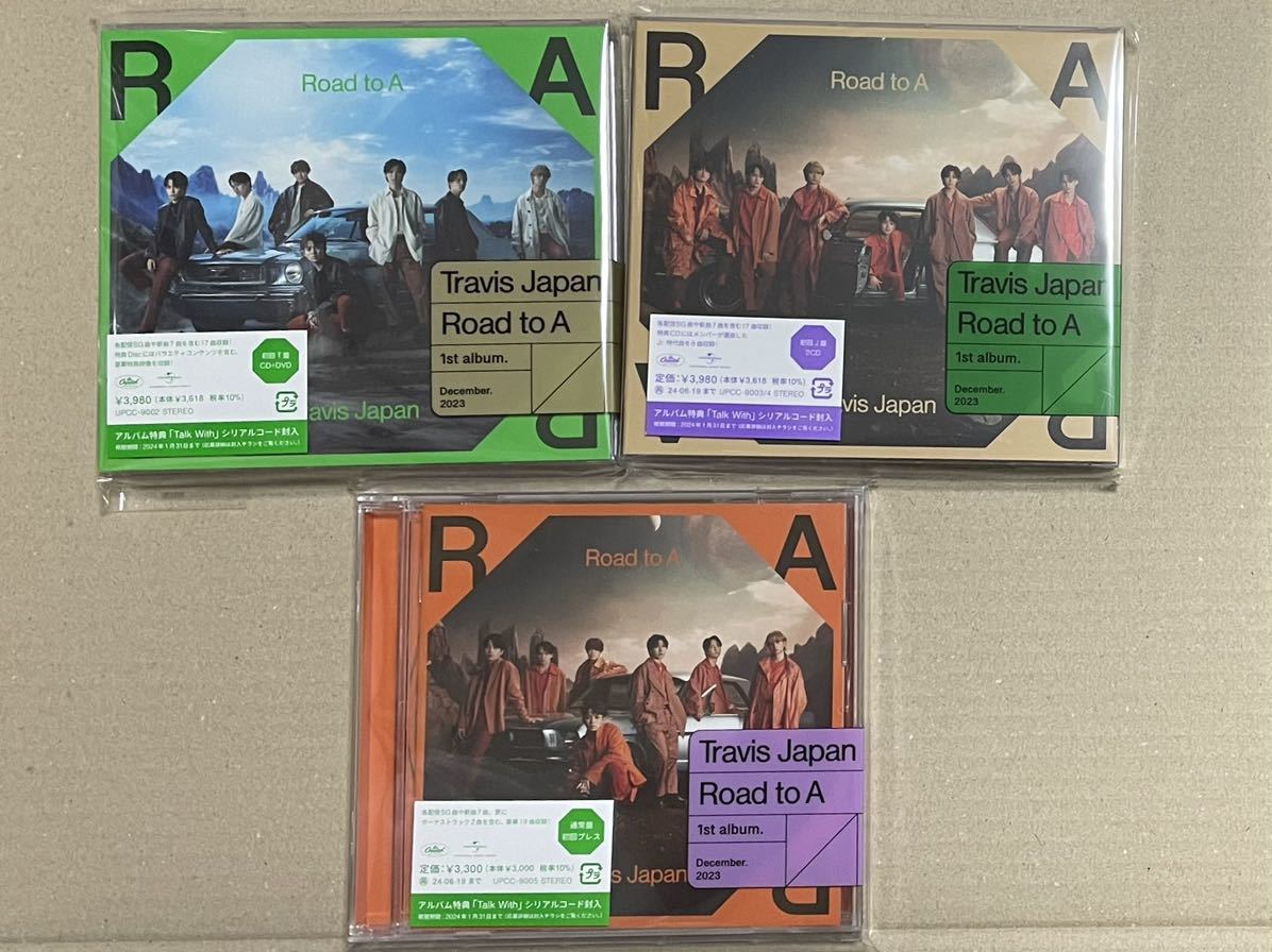 【1円スタート】TravisJapan 1st ALBUM「Road to A」CD DVD 3形態セット_画像1