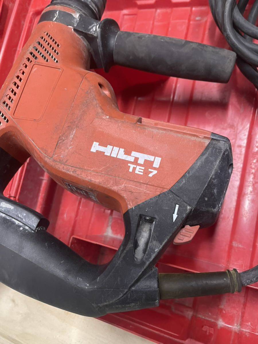 HILTI ヒルティ ハンマードリル TE7 電動工具 動作確認済み (3084)_画像7