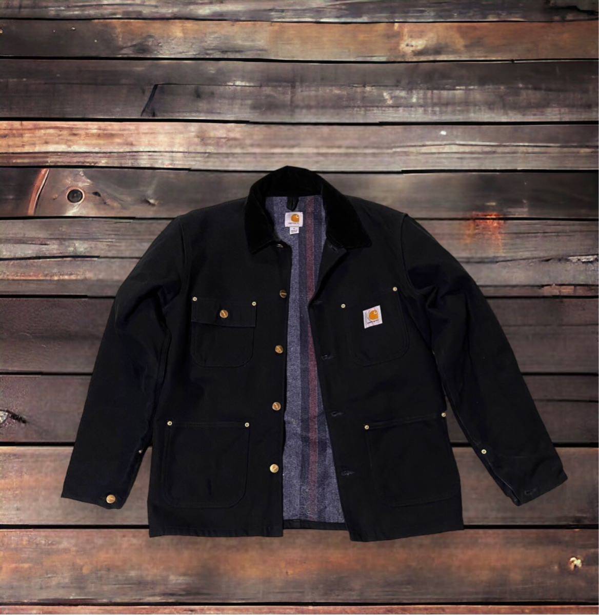 カーハート carhartt C001 ブランケット　チョアコート　アウター ジャケット コート Duck Chore Coat★Sサイズ★別売りフード付き★_画像1