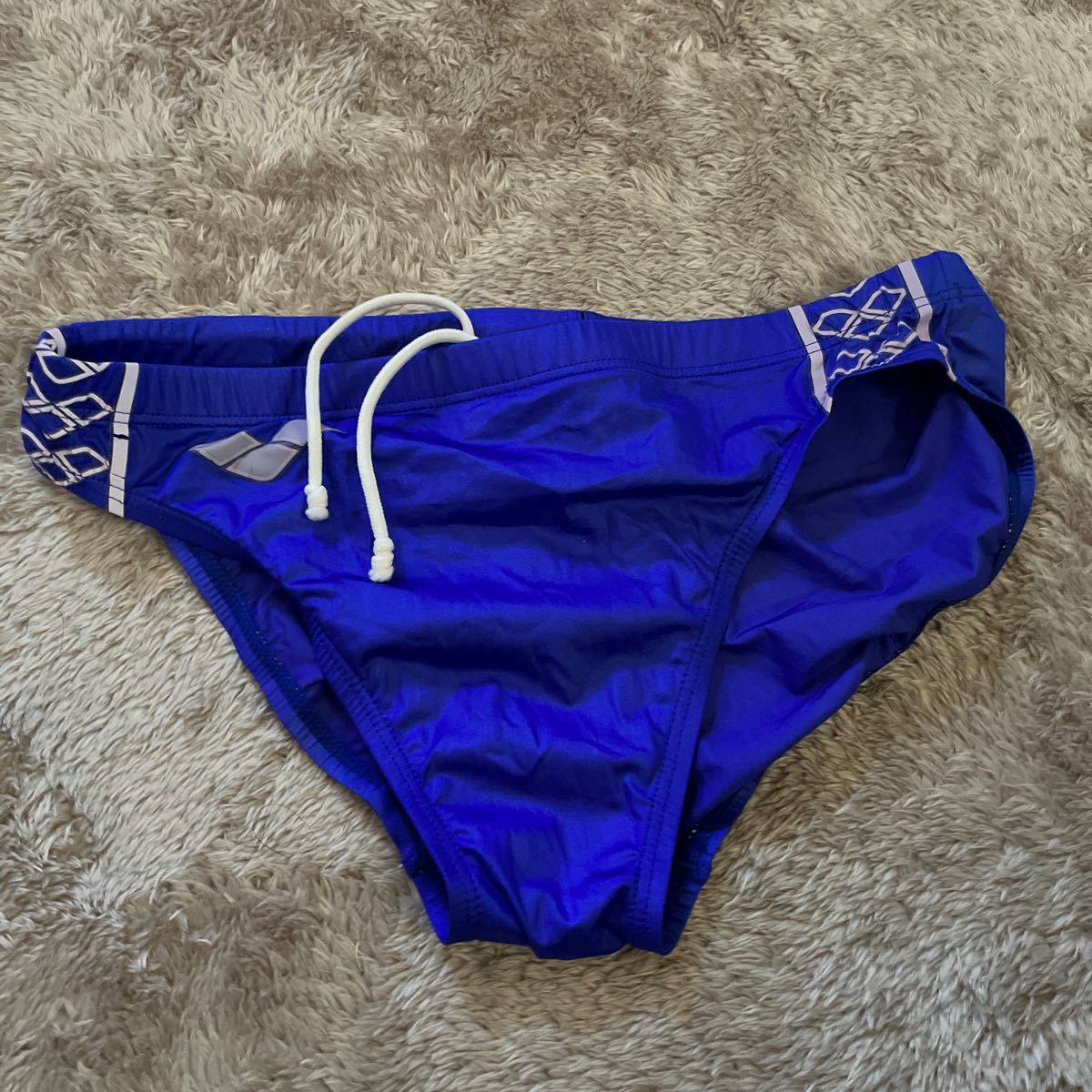 超お値打ち出品　超絶入手困難品 レアカラー arena Men's X-FLAT 鮮やかブルー 競泳水着 Oサイズ　usedほぼ新品
