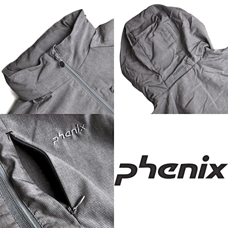 【新品】フェニックス スターリング ウインド ジャケット【19：灰】M PHENIX トレーニング アウトドア_画像5