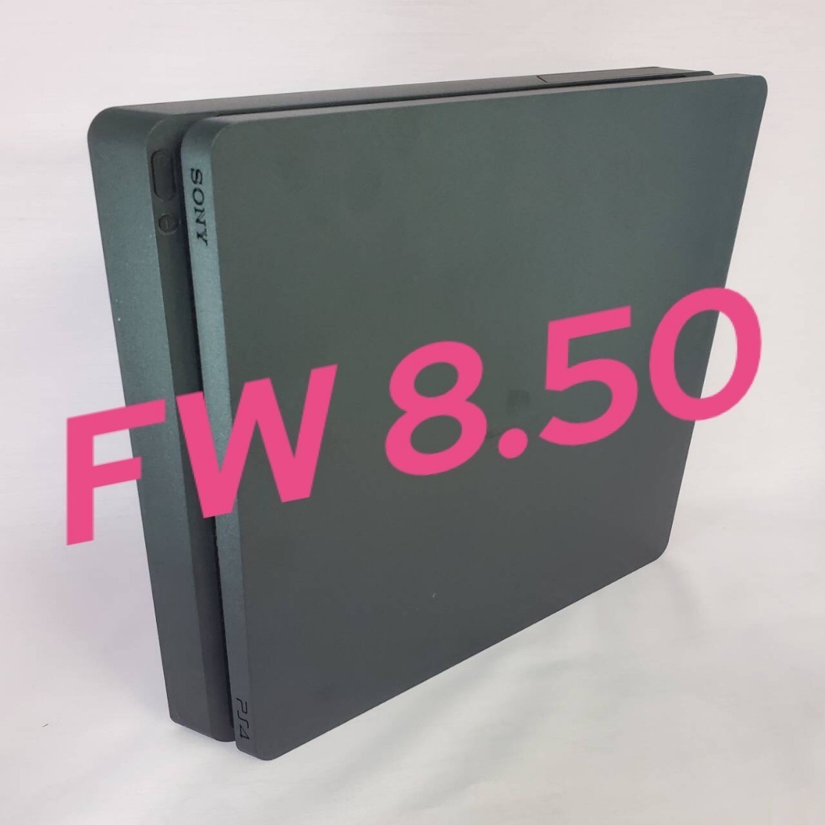 FW 8.50 Ver.8.50 CUH-2100A 動作確認済みPS4 本体ブラック封印シール