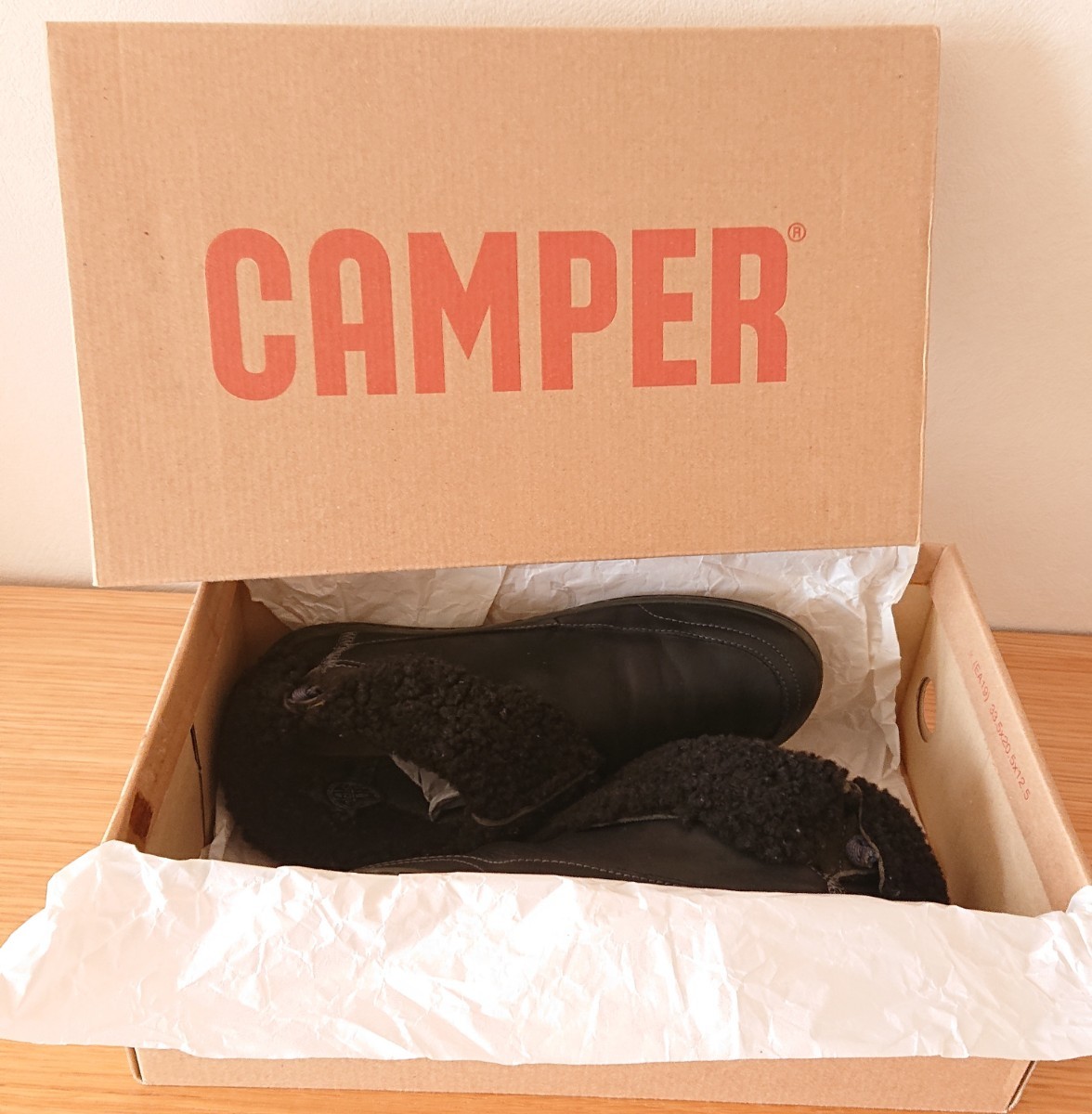 カンペール★CAMPER ショートブーツ スノーブーツ 黒 39 24.5 25 レザー ペウカミ レディース 靴_画像10