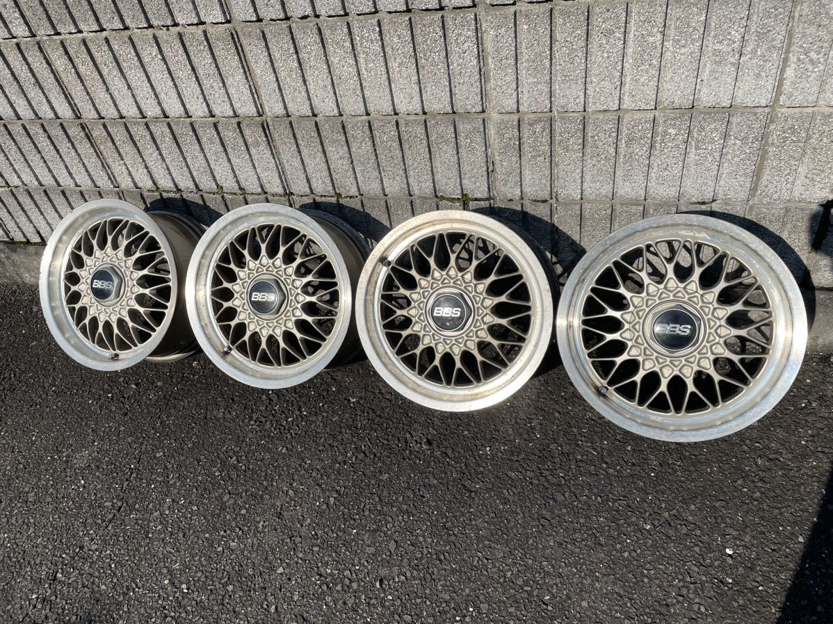 やっぱりBBS！軽量！鍛造！人気のＢＢＳ！ノーマル軽カーや軽トラ車両に！BBS RG 15X6.5J＋45 PCD100 4本セット！_画像1