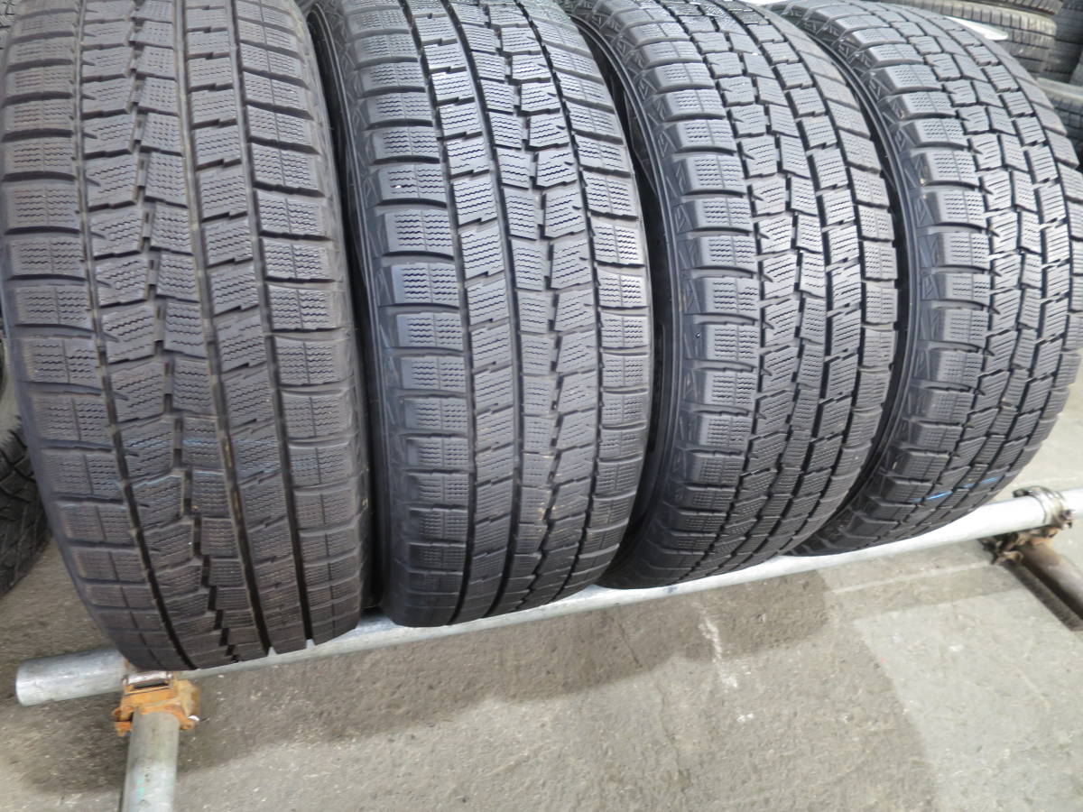 19年製バリ山 225/55R17 97Q ◆ダンロップ WINTER MAXX WM01◆ 4本 B2033 スタッドレス_画像1