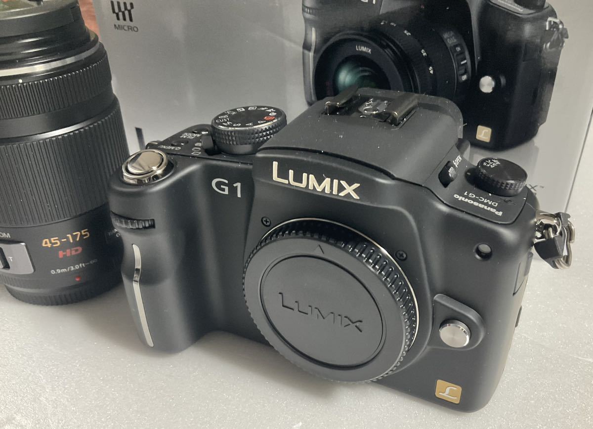 Panasonic パナソニック LUMIXルミックス G1 DMC-G1デジタルミラーレス一眼カメラ レンズ付き未使用品に近い_画像2