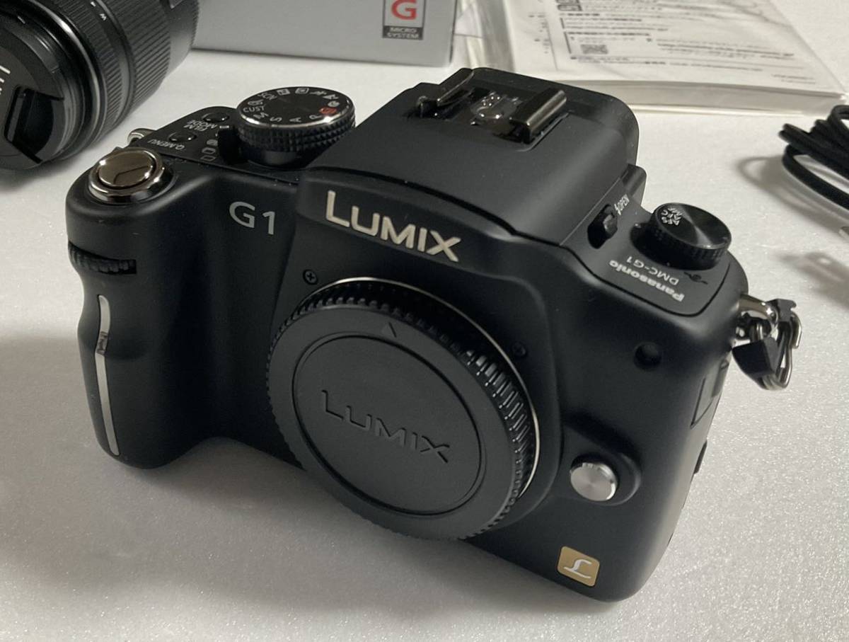 Panasonic パナソニック LUMIXルミックス G1 DMC-G1デジタルミラーレス一眼カメラ レンズ付き未使用品に近い_画像8