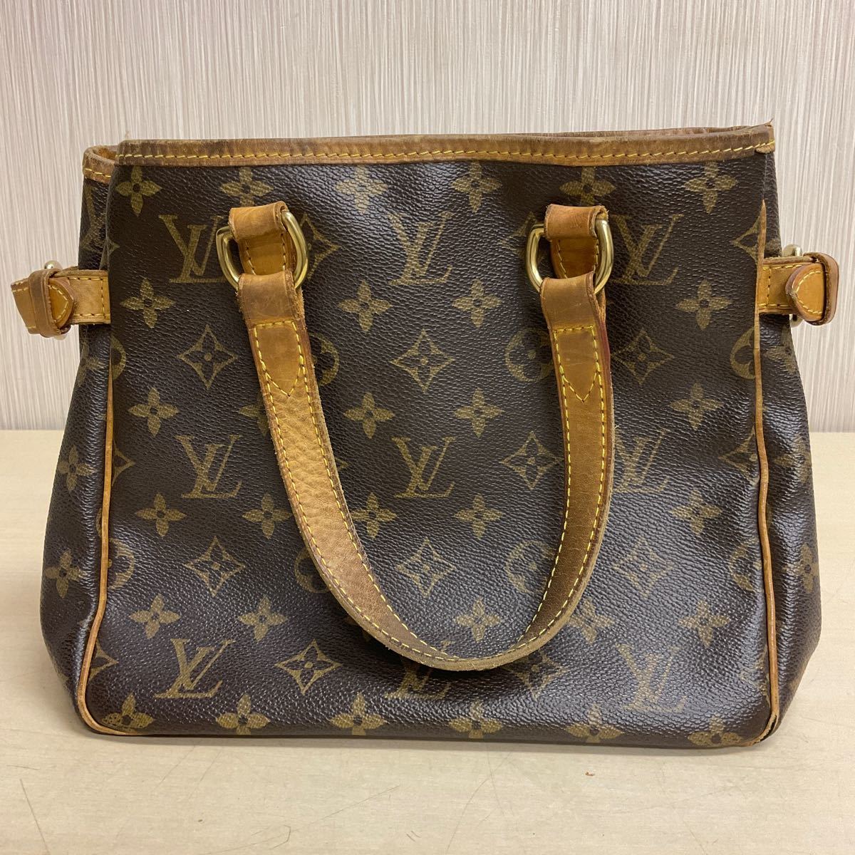 営MK56-80T LOUIS VUITTON ルイヴィトン モノグラム ハンドバッグ トートバッグ バティニョール W約24cm H約22cm D約14cm_画像1