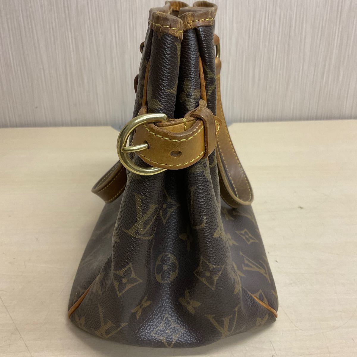 営MK56-80T LOUIS VUITTON ルイヴィトン モノグラム ハンドバッグ トートバッグ バティニョール W約24cm H約22cm D約14cm_画像4