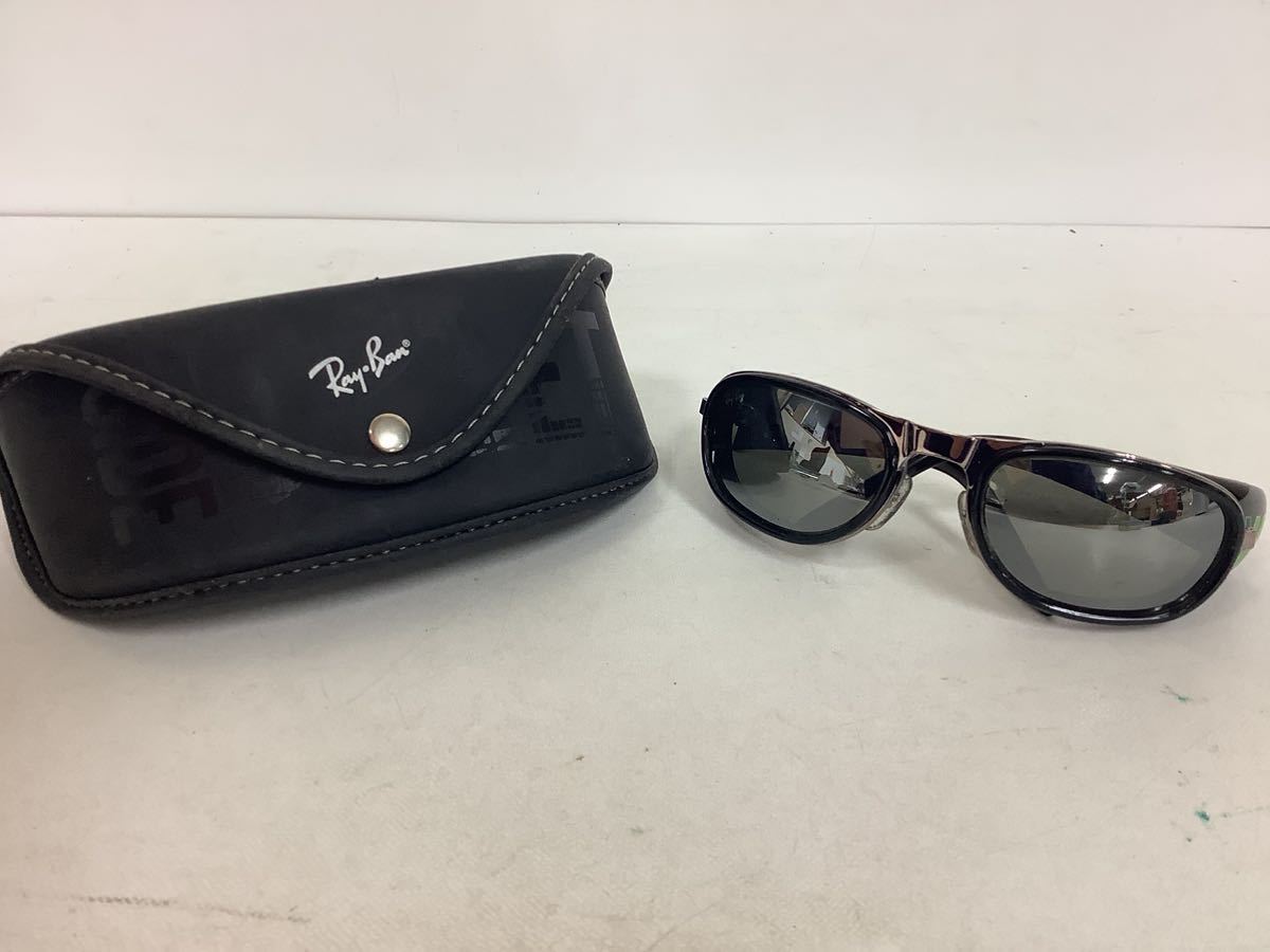 ○営TK015-A5S60【埼玉発】B&L RayBan XAYMACA レイバン　ザイマカ　サングラス W2661 ブラック　レゲェコラボ　※ケース付　USA製_画像1