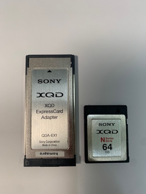 SONY/ソニー XQDメモリーカード QD-N64 64GB アダプターQDA-EX1セット　①_画像2