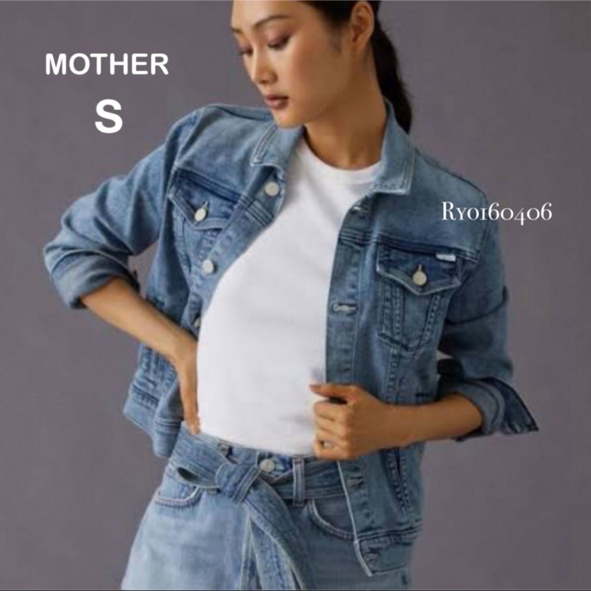 試着程度 42800円／MOTHER マザー／ストレッチ デニム ジャケット／S