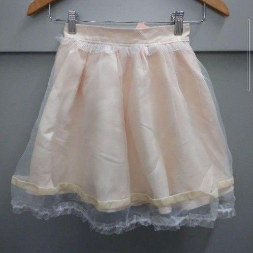 新品 未使用  リズリサ  LIZ LISA  オーガンジー重ね  スカート