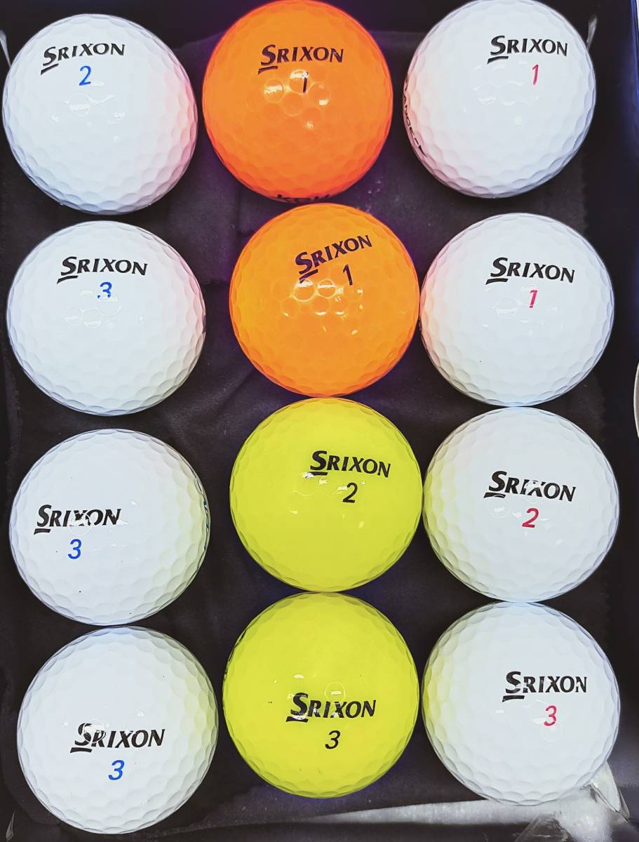 E 送料480円~ 24個 ２ダース ロストボール スリクソン/SRIXON AD SPEED/11球:S7.A3.B1 AD333/9球 DISTANCE/S級4球 S級15球/A級6球/B級3球_画像7