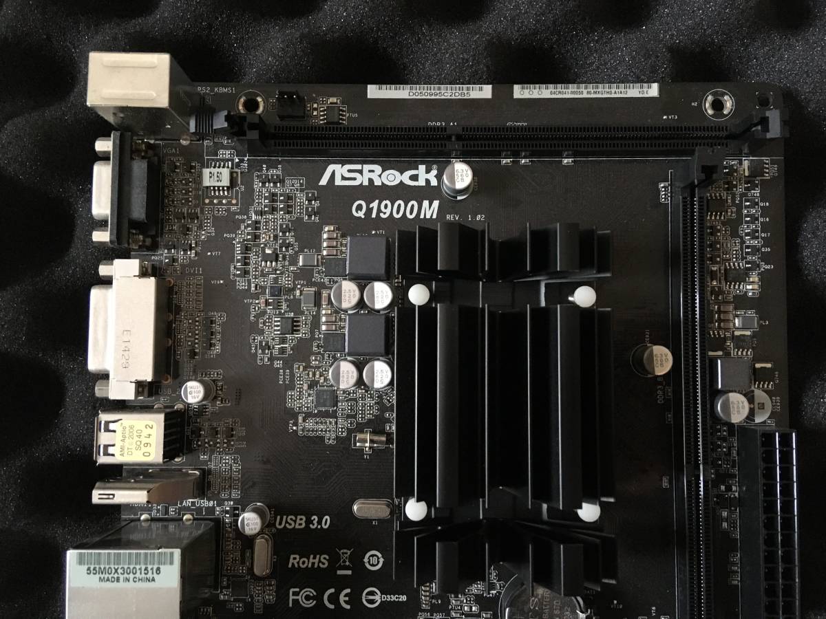 ASRock Q1900M マザーボード　ジャンク_画像2