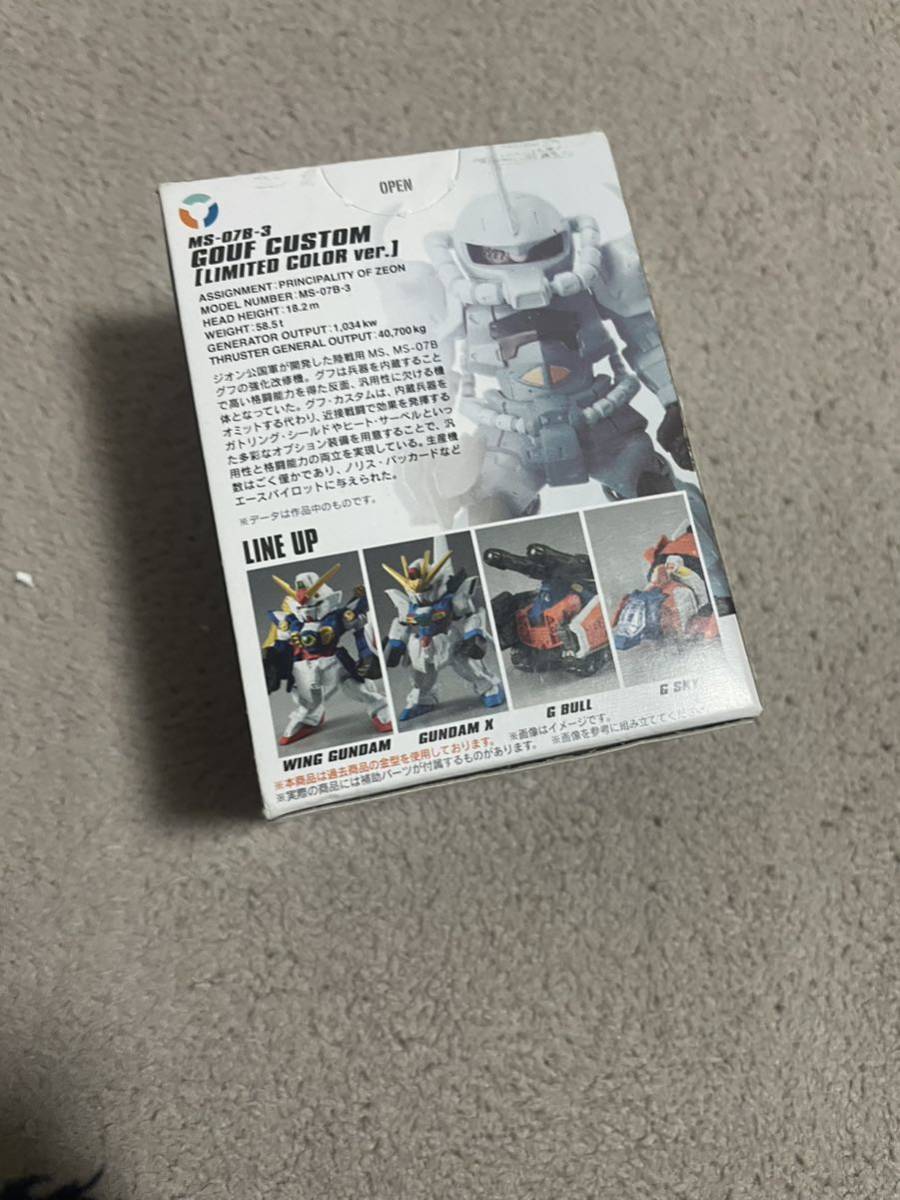 新品未開封品 FW GUNDAM CONVERGE SELECTION LIMITED COLOR ガンダムコンバージ グフカスタム リミテッドカラー 送200円~ GOUF CUSTOM_画像3