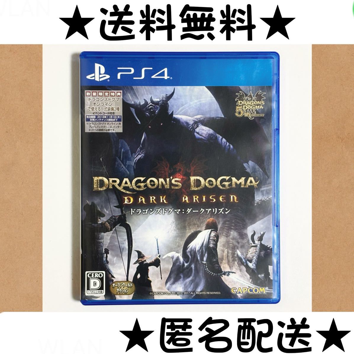 ドラゴンズドグマ：ダークアリズン DRAGON'S DOGMA PS4ソフト PS4 送料無料 匿名配送 即決_画像1