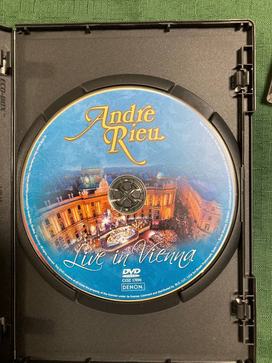 【DVD-CLASSIC】アンドレ・リュウ（ANDRE RIEU ）「LIVE IN VIENNA」（レア）中古DVD（リージョンフリー)、USオリジ初盤、CL-4_画像4