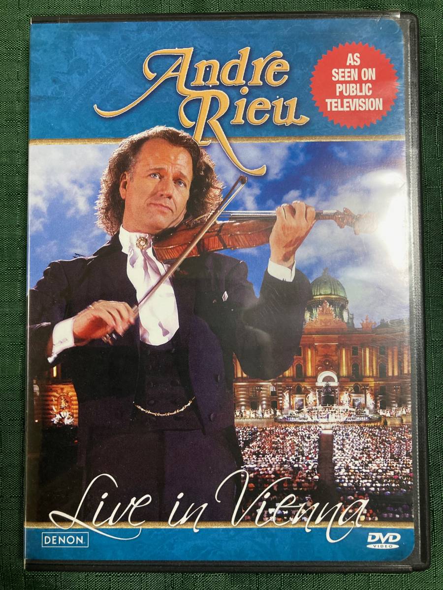 【DVD-CLASSIC】アンドレ・リュウ（ANDRE RIEU ）「LIVE IN VIENNA」（レア）中古DVD（リージョンフリー)、USオリジ初盤、CL-4_画像1