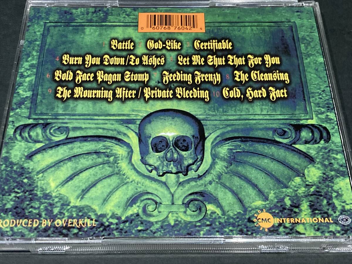 スラッシュメタル　Overkill/The Killing Kind　輸入盤CD_画像2