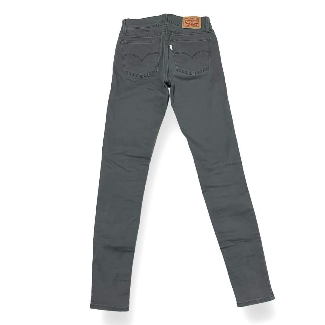 m48“美品”【リーバイス】Levi’s 710 スーパースキニー デニム ストレッチパンツ w24 super skinny 綿パン カジュアル タイト アメカジ _画像5