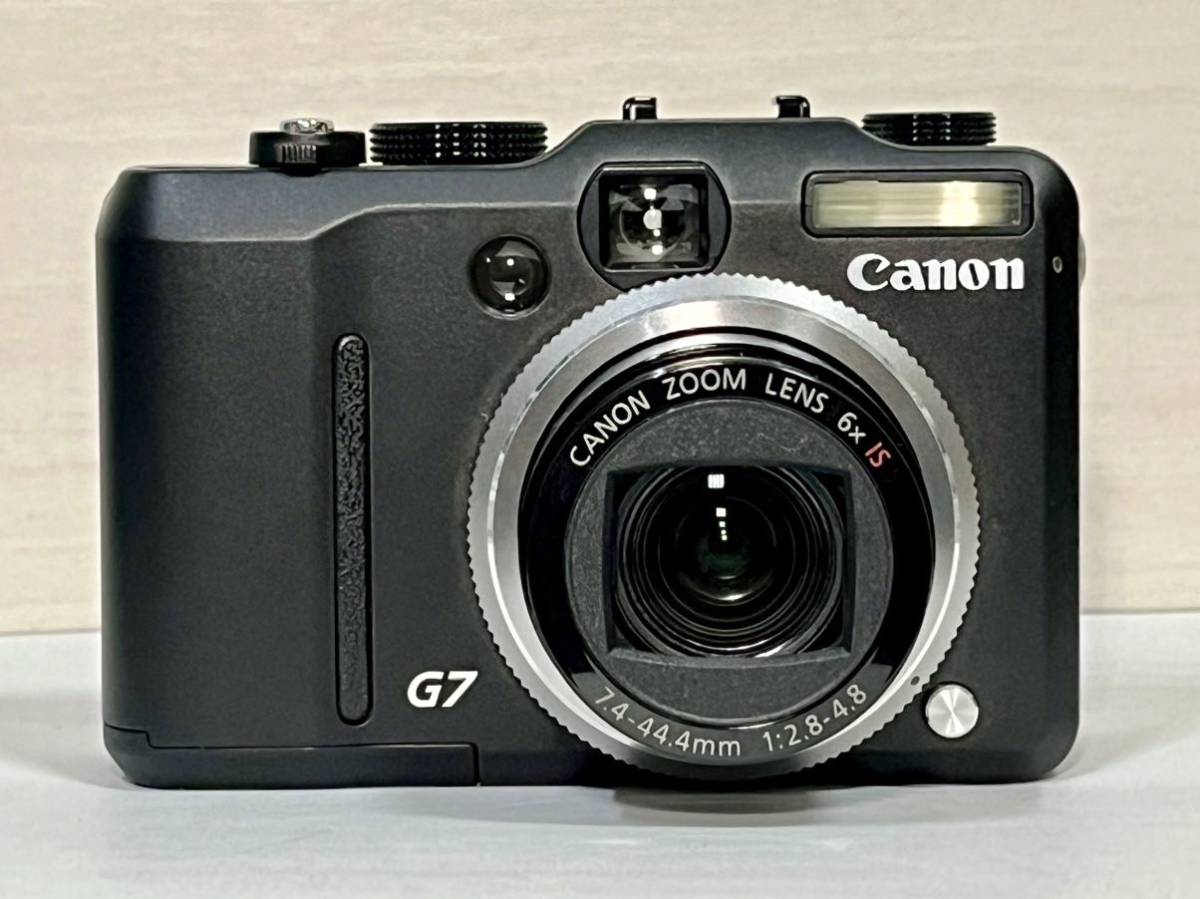 【希少品】中古Canon PowerShot G7 予備バッテリー・液晶保護フィルム付きとテレコンバーター、マリンケース（未使用）のセット キヤノン_画像3