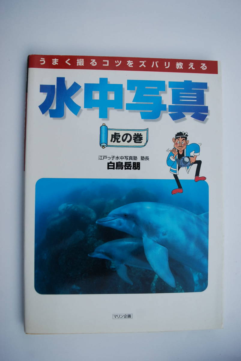 ●「水中写真虎の巻／すぐ撮れるうまく撮れる」白鳥岳朋…1996年、2000円_画像1