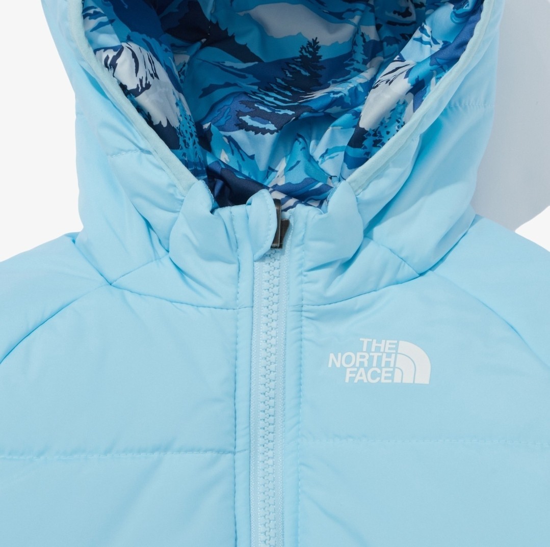 THE NORTH FACE ノースフェイス リバーシブル 子供 ジャケット新品 ベビーブルー 24Ｍ