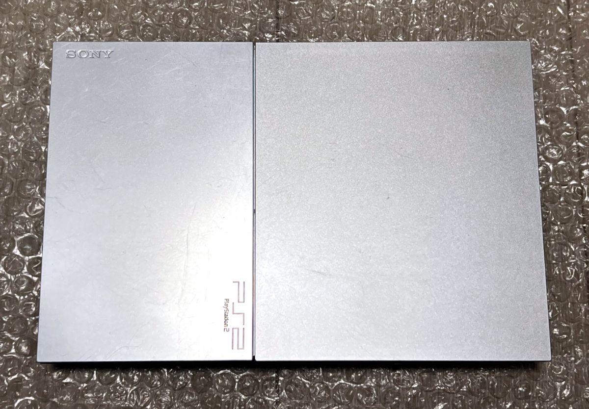 〈動作確認済み〉PS2 プレイステーション2 SCPH-90000SS サテンシルバー メモリーカード 薄型 最終型 本体 プレステ2 PlayStation_画像3