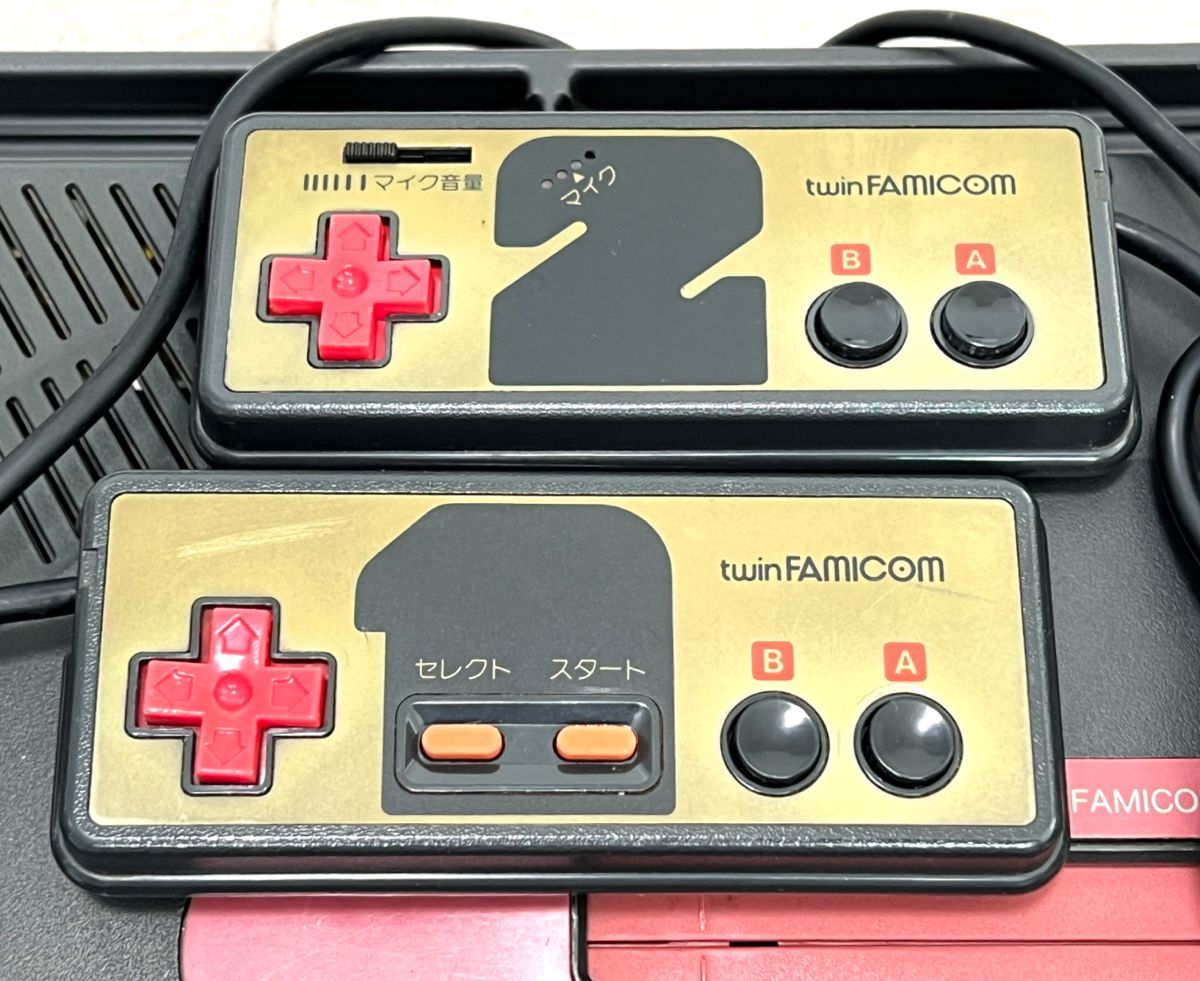 〈整備品・動作確認済み〉FC SHARP ツインファミコン 本体 AN-500B ブラック TWIN FAMICOM シャープ ファミリーコンピュータ NES_画像5