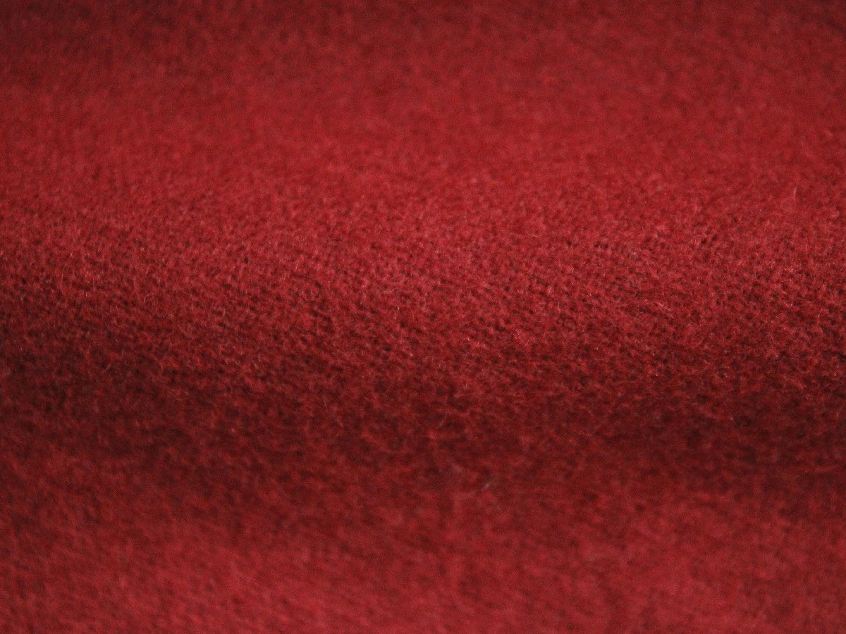 ホコモモラ ウールピンタックジャンパースカート/ノースリーブワンピース 赤42 ri279の画像9