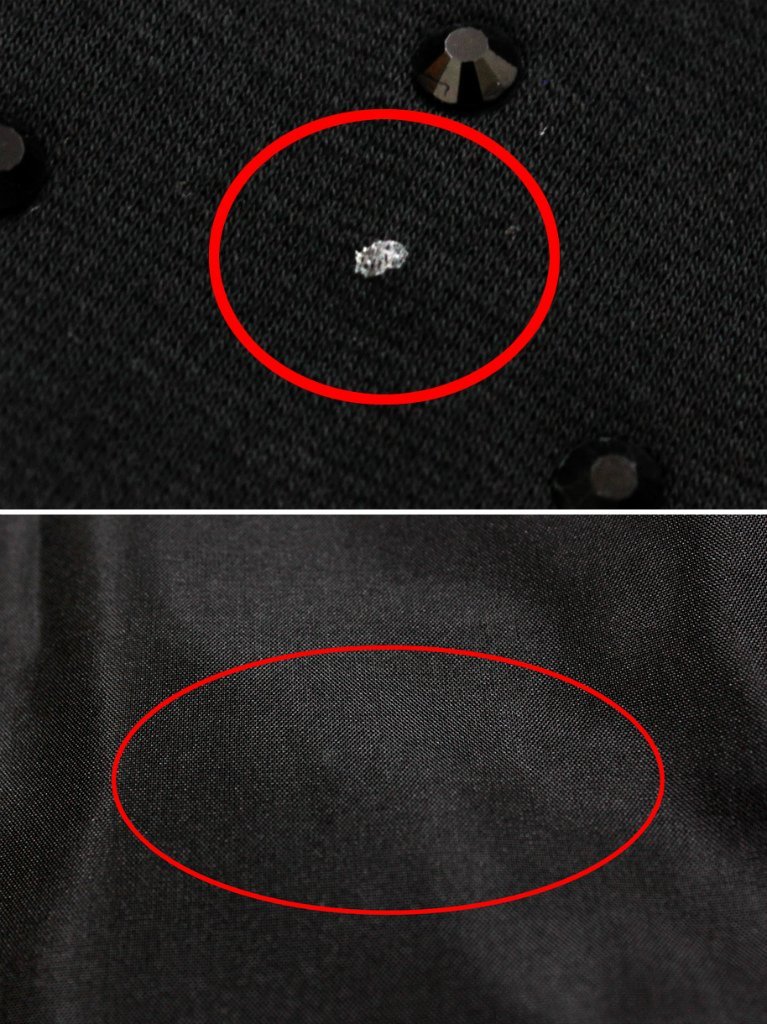 小さいサイズ未使用品 トゥービーシック トレンカ付ミニスカート 定価3万 黒X bg319の画像9