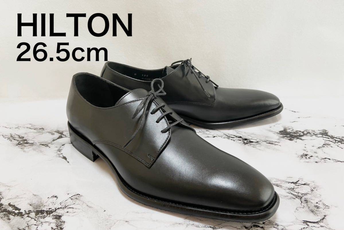 HILTON ヒルトン 新品タグ付き 定価約24000円 靴 革靴 LAVORAZIONE ARTIGIANA 26.5cm_画像1